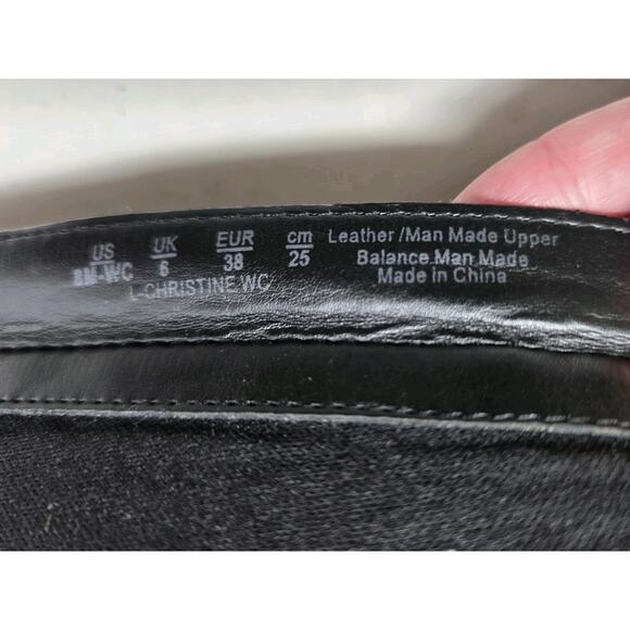 Franco Sarto Women's Christine Black Knee High Boots Size 8 M Wide Calf Leather - Picture 12 of 12